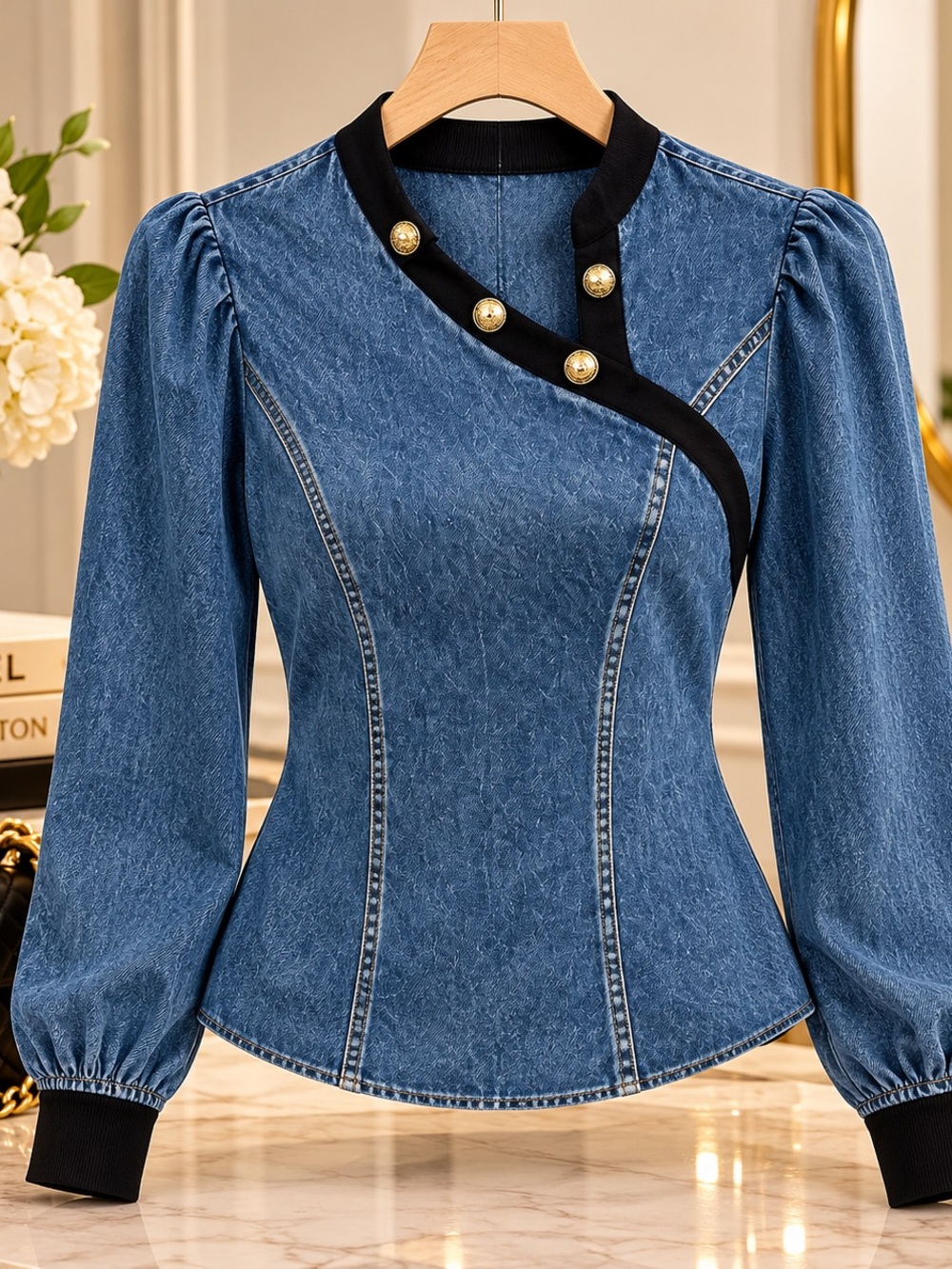 Jean too with details buttons